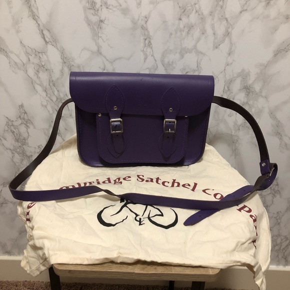 The Cambridge Satchel Company Purple 11 Inch Bag